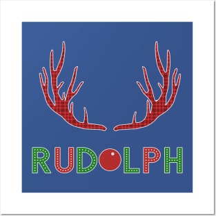 Christmas Rudolph Posters and Art